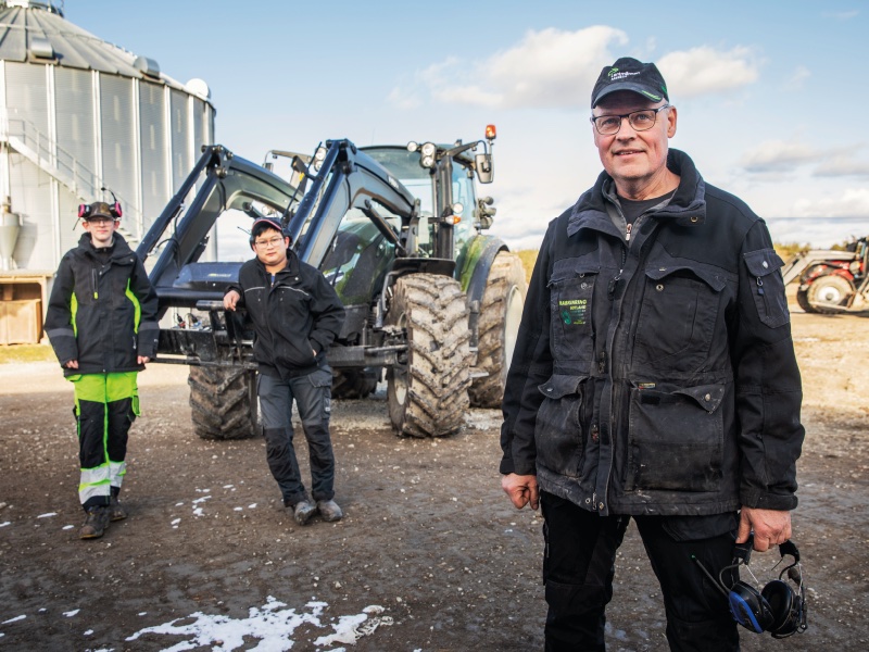 Peter Larsson lantbrukare från Sproge